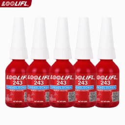 243-271 Medium to High Strength Thread Locking Agent, Thread Adhesive, Waterproof, Anti-Vibration, Anti-Corrosion, and Highly Stable