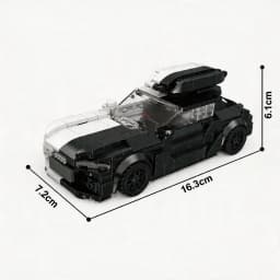 Knew Built Sports Rally Car Building Blocks: DIY STEM Racing Vehicle Set, Durable Brick Toys, Perfect Creative Gift for Adults