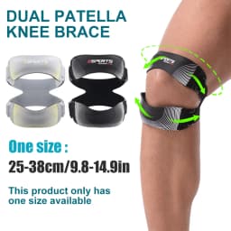 1pcs  Patella Knee Brace Pro for Meniscus Tear,Adjustable Orthopedic Compression Patellar Tendon Support Strap with Patella Pads