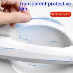 Car Door Handle Protective Sticker Wear Resistant Scratch Resistant Transparent Protective Strip TPU Door Bowl Protective Stick
