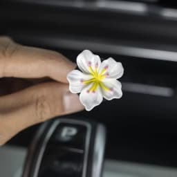 2Pcs Car Perfume Clip Flower Car Air Freshener with Fresh Color Air Outlet  Decorations Bright Peach Blossom Cherry Blossom