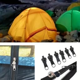 3 Sizes Universal Instant Fix Zipper Repair Kit Replacement Zip Slider Teeth Rescue Sewing Clothes Bag Zippers Tool Accessories