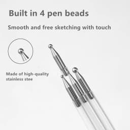 YIKOOLIN 5-in-1 Nail Dotting Pen Art Tools Ballpoint Pen Design Nail Art Tip Dot Paint Manicure Kit for Home And Salon Use