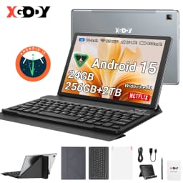XGODY P60 Pro Android 15 256GB Tablet PC 10 Zoll ultra-klares 90Hz Display 24GB(8+16) 256GB 8000mAh Akku Tablet