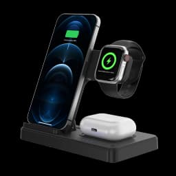 3 In 1 Wireless Charging Station Magnetic Fast Charging 18W Foldable For IPhone 16 15 14 13 12 Pro/Pro Max/Plus/Watch & Airpods