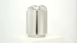Portable 2.6-gallon Beer Cleaning Keg Draft Beer Machines Milk Tea Machines Anti-leakage Beer Line Cleaning Kit