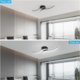 Modern LED Ceiling Light,12W LED Ceiling Lamp,Indoor Acrylic Ceiling Lighting,6500K Cool White Light for Bedroom,Living Room