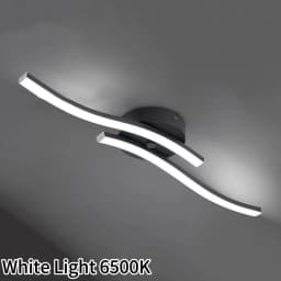 Modern LED Ceiling Light,12W LED Ceiling Lamp,Indoor Acrylic Ceiling Lighting,6500K Cool White Light for Bedroom,Living Room