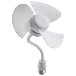 Modern LED Ceiling Fan E27 Base/USB Light Bulb Fan with Socket Hose Extender Small Ceiling Fan Light for Bedroom Living Room
