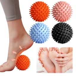 Spiky Massage Ball Spiked Massager Roller High Density Trigger Point Massager Ball Deep Tissue Roller for Plantar Fasciitis
