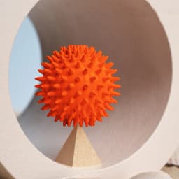 Spiky Massage Ball Spiked Massager Roller High Density Trigger Point Massager Ball Deep Tissue Roller for Plantar Fasciitis