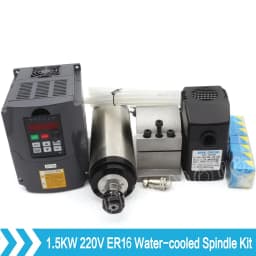 【DE stock】1.5KW 220V water-cooled spindle motor and kit Water-cooled spindle ER16 & 1.5KW frequency converter and other parts