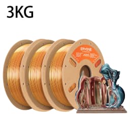 ERYONE 1KG/3KG HS Silk Quadruple Color PLA Filament 3D Printer 1.75mm +/- 0.03mm, Hyper Speed Coextrusion Filament PLA 1KG/3KG