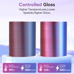 ERYONE 1KG/3KG HS Silk Quadruple Color PLA Filament 3D Printer 1.75mm +/- 0.03mm, Hyper Speed Coextrusion Filament PLA 1KG/3KG