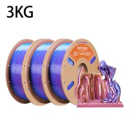 ERYONE 1KG/3KG HS Silk Quadruple Color PLA Filament 3D Printer 1.75mm +/- 0.03mm, Hyper Speed Coextrusion Filament PLA 1KG/3KG