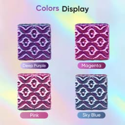 ERYONE 1KG/3KG HS Silk Quadruple Color PLA Filament 3D Printer 1.75mm +/- 0.03mm, Hyper Speed Coextrusion Filament PLA 1KG/3KG