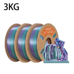 ERYONE 1KG/3KG HS Silk Quadruple Color PLA Filament 3D Printer 1.75mm +/- 0.03mm, Hyper Speed Coextrusion Filament PLA 1KG/3KG