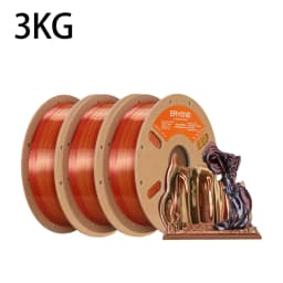 ERYONE 1KG/3KG HS Silk Quadruple Color PLA Filament 3D Printer 1.75mm +/- 0.03mm, Hyper Speed Coextrusion Filament PLA 1KG/3KG
