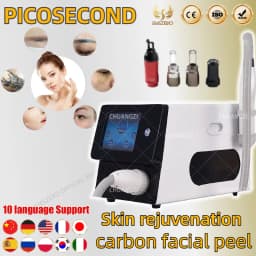 Picosecond Lase Machine with 5 Replaceable Probes Portable Picosecond Nd Yag Lase Machine for Tattoo Removal