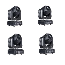 LED Gobos Moving Head Spot Light 75W Mini with Flight Case Club DJ Stage Lighting Party Disco Moving Heads Light Party Lights