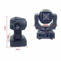 LED Gobos Moving Head Spot Light 75W Mini with Flight Case Club DJ Stage Lighting Party Disco Moving Heads Light Party Lights