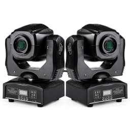 LED Gobos Moving Head Spot Light 75W Mini with Flight Case Club DJ Stage Lighting Party Disco Moving Heads Light Party Lights