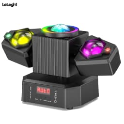 LeLeght Two-armed Stage Light RGBW 4-IN-1 Lighting Effect and Starry Effect Controlled DMX512 For Party Concert Church Wedding