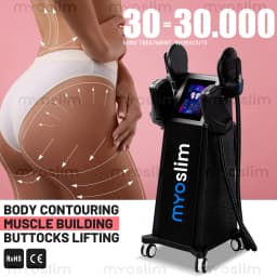 NEO PRO 6500W 15Telsa 200Hz RF Body Sculpting Machine Fat Burn Muscle Tone Device 4 5 Handles 6500W