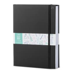 Ohuhu Bleedproof Double-Sided Marker Pad with PU Cover Art Sketchbook Hardcover Sketching Book for Alcohol Markers Paints Draw