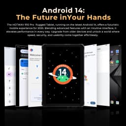 [Ship From Germany] HOTWAV R10 Pro Rugged Tablet 10.1'' HD+ Display 10800mAh Battery Android 14 8GB 256GB 13MP 4G Global Tablet