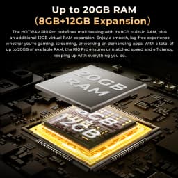 [Ship From Germany] HOTWAV R10 Pro Rugged Tablet 10.1'' HD+ Display 10800mAh Battery Android 14 8GB 256GB 13MP 4G Global Tablet