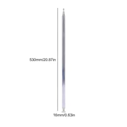 5.6M Stainless Steel Telescopic Whips M10 Thread Telescopic Antenna Radio Antenna for HF Radio V Antenna GP Antenna Yagi Antenna
