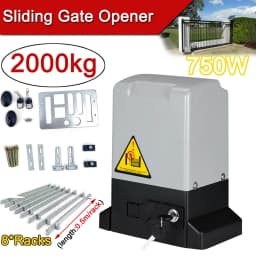 550W/370W/750W Electric Sliding Gate Opener AC Motor Gate Automatic Door Operators Heavy Duty Garage Door Opener Kit 2000KG