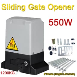 550W/370W/750W Electric Sliding Gate Opener AC Motor Gate Automatic Door Operators Heavy Duty Garage Door Opener Kit 2000KG