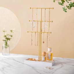 Voltsify 3-Tier Jewelry Display Stand Hanging Jewelry Organizer