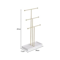 Voltsify 3-Tier Jewelry Display Stand Hanging Jewelry Organizer
