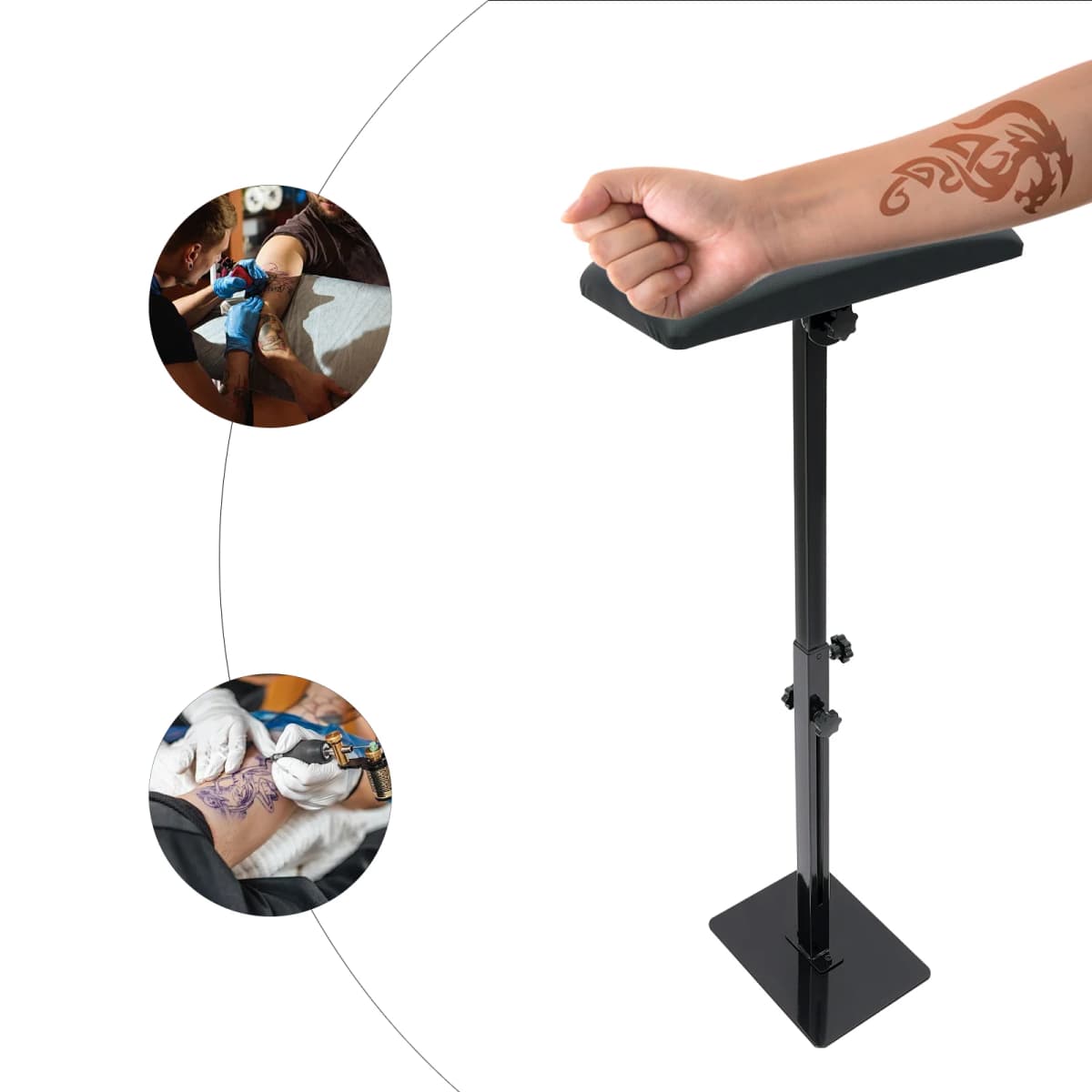 56-88cm Armrest Stand Adjustable Armrest Stand Portable Armrest Stand Professional Or Personal Technicians In Beauty Salons