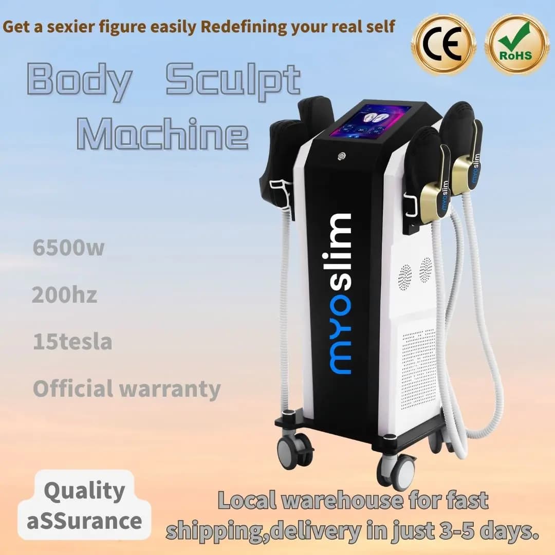 New RF MYOslim EMS Body Sculpting Machine Fat Weight Loss Massager 15 Electromagnetic Sculpt Slimming Muscle Stimulation Device