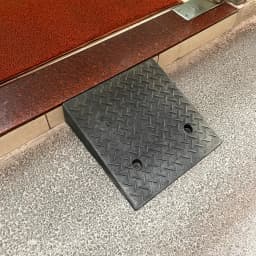 【Breeins】1/2Pc Rubber Kerb Ramp Curb Ramp Portable Heavy Duty Threshold Ramp Curb Ramp Suitable for Doorway Wheelchair Bike