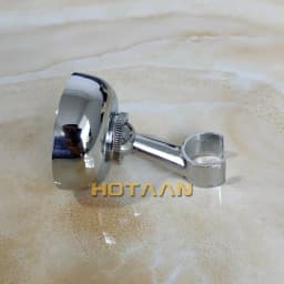 Solid Zinc Alloy Made Chrome Wall Mounted Hand Shower Holder Hook Pedestal Bracket In Wall Shower Accessories Bathroom Fitting