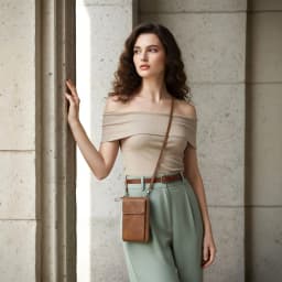 Voltsify Mini PU Leather Shoulder Crossbody Phone Bag with Adjustable Strap