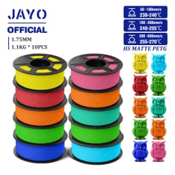 JAYO PETG 3D Filament 1.75mm High Speed Matte PETG 3D Printer Filament High Flow Speedy PETG Filament Fit Most FDM Printers