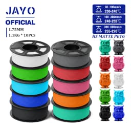 JAYO PETG 3D Filament 1.75mm High Speed Matte PETG 3D Printer Filament High Flow Speedy PETG Filament Fit Most FDM Printers