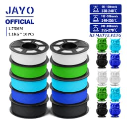JAYO PETG 3D Filament 1.75mm High Speed Matte PETG 3D Printer Filament High Flow Speedy PETG Filament Fit Most FDM Printers