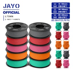 JAYO PETG 3D Filament 1.75mm High Speed Matte PETG 3D Printer Filament High Flow Speedy PETG Filament Fit Most FDM Printers