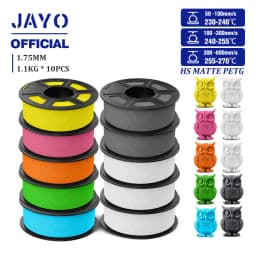 JAYO PETG 3D Filament 1.75mm High Speed Matte PETG 3D Printer Filament High Flow Speedy PETG Filament Fit Most FDM Printers