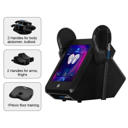 EMS Body Slimming 2 Handle RF Professional EMS Body Sculpting Machine Muscle Stimulator for Salon Clinic