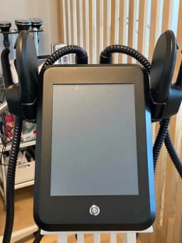EMS Body Slimming 2 Handle RF Professional EMS Body Sculpting Machine Muscle Stimulator for Salon Clinic