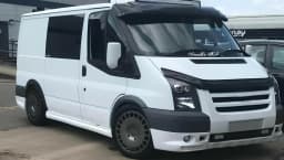 FORD TRANSIT MK7 2006-2013 BONNET WIND STONE DEFLECTOR PROTECTOR GUARD BRA NEW