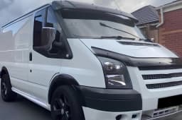 FORD TRANSIT MK7 2006-2013 BONNET WIND STONE DEFLECTOR PROTECTOR GUARD BRA NEW
